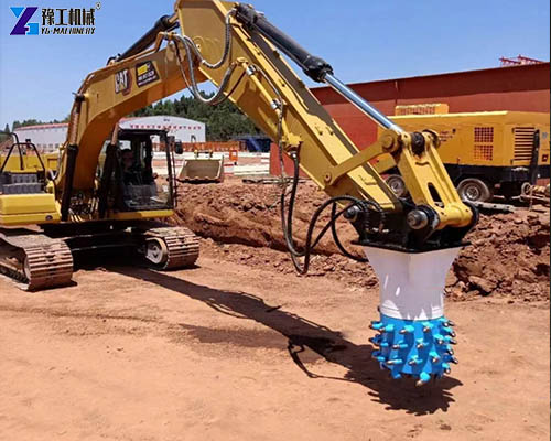 Rock Drum Cutter: A Complete Guide to Choosing the Right Excavator Attachment close-up of the hydraulic drum cutter