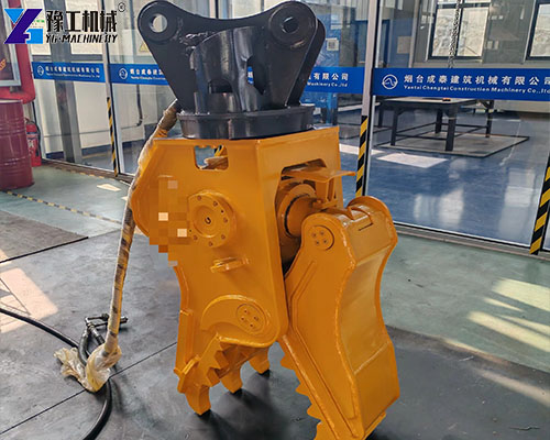concrete pulverizer attachment for excavator
