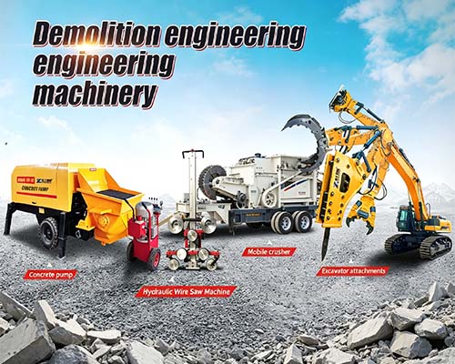 demolition engineering machinery