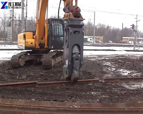 demolition shear working
