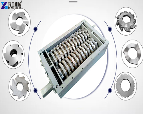 dual shaft shredder cutting blades