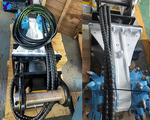 excavator drum cutter shipped