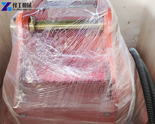excavator magnet pallet packing