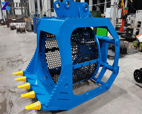 excavator screening bucket factory