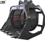 Excavator Screener: Rotary Screening Bucket for On-Site Material Classification excavator screening bucket for sale