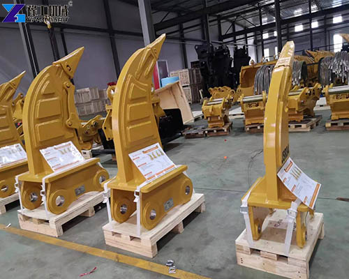 factory photos of excavator ripper attachment