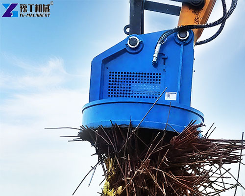 hydraulic-magnet-for-excavator-scrap-yard