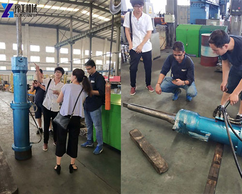 hydraulic rock splitter machine factory