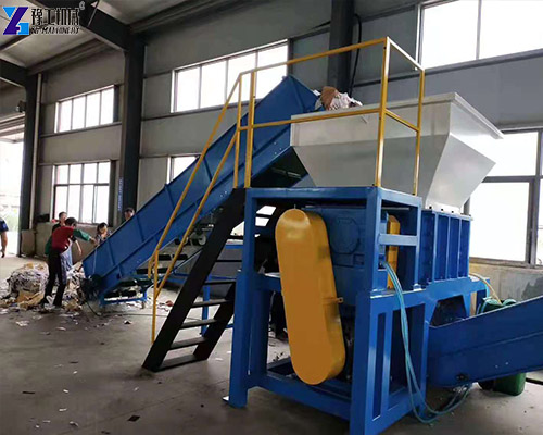 Industrial Shredding Recycling Equipment industrial dual shaft shredder project