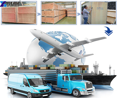logistics of industrial wood shredder