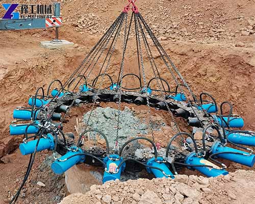 How to Choose Hydraulic Pile Cutter for Foundation & Bridge Piling? pile breaker hoisted for pile cutting