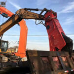Shear Rail Sold To Chile rail shearing work site