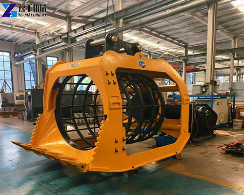 rock screening bucket for excavator quality check