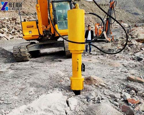 rock splitter for excavator working site