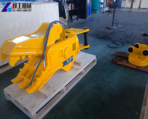 rotating excavator pulverizer shipped