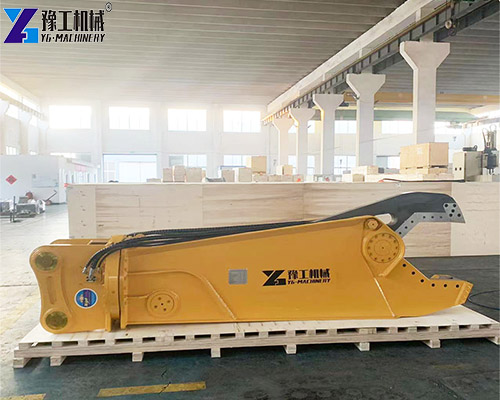 scrap metal shear excavator export packing