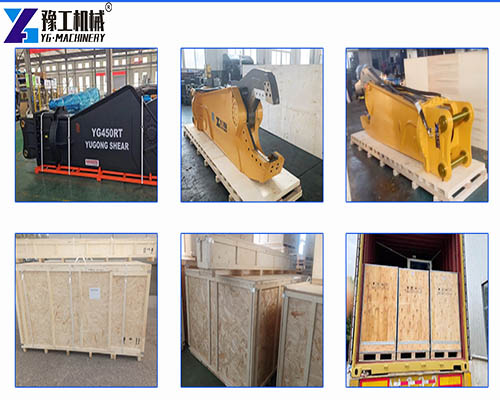 scrap metal shear overseas shipment