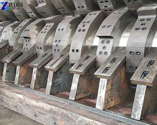 shredder machine blades