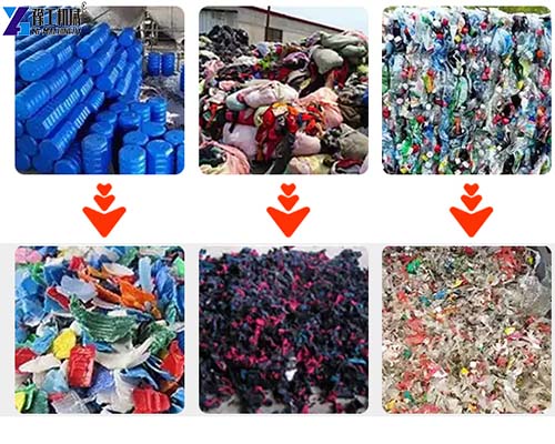 twin shaft shredder output
