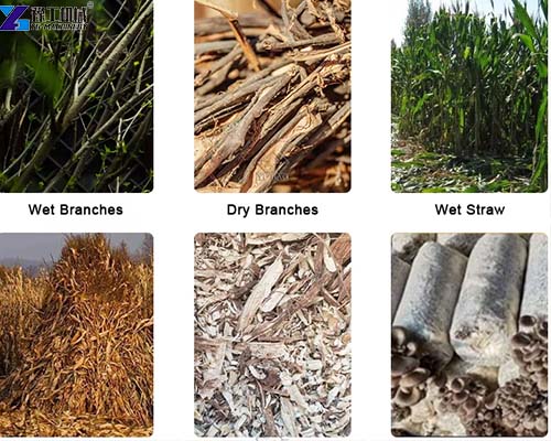 wood waste grinder applicable materials