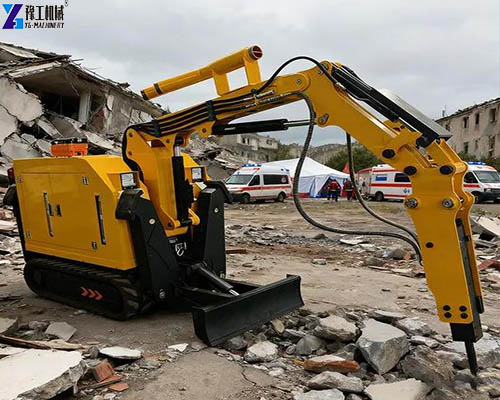 demolition robot disaster rescue site