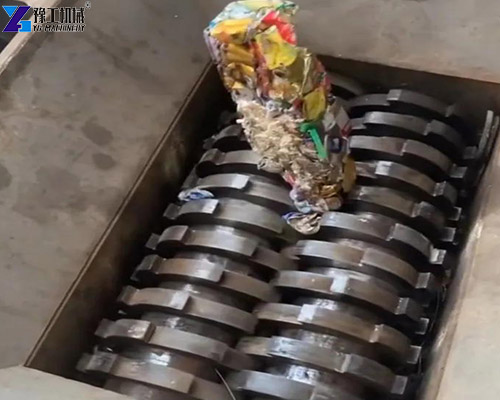 dual shaft shredder rotor blade