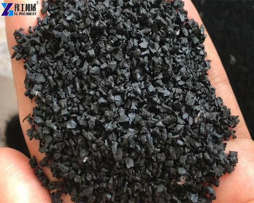 finished products from waste tire recycling machines for sale
