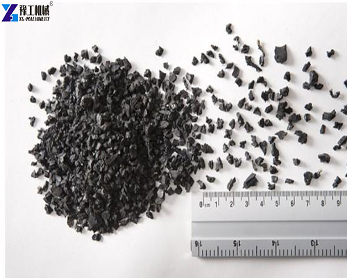 finished products from waste tire recycling machines