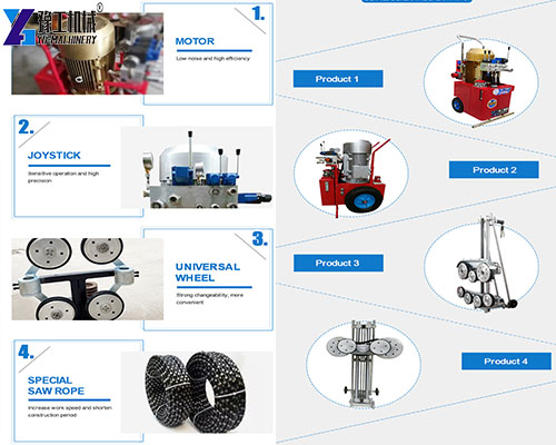 hydraulic diamond wire saw machine for sale