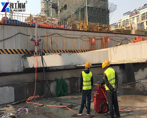 hydraulic wire saw demolition cutting