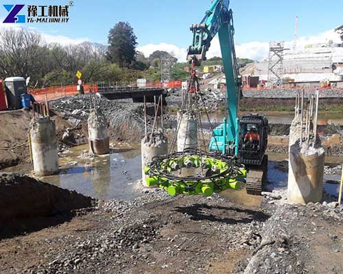 modular concrete pile cutter