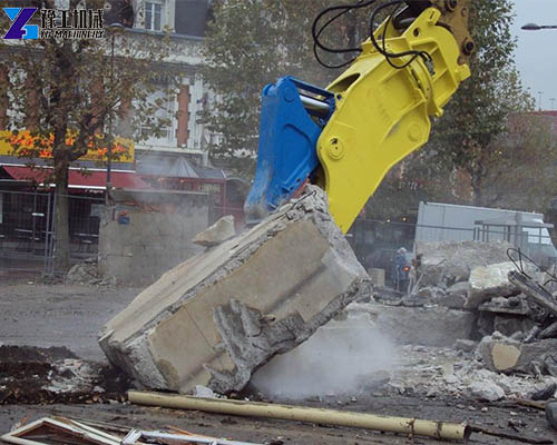 pulverizer attachment for excavator
