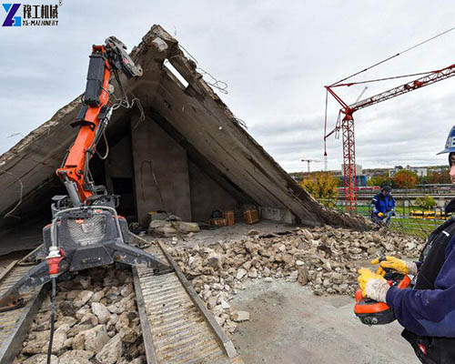 remote demolition equipment operator control