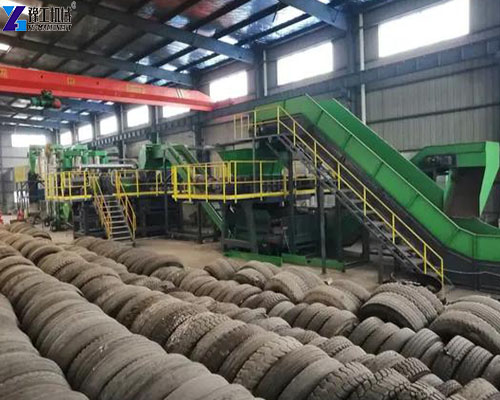 waste tyre recycling machine factory