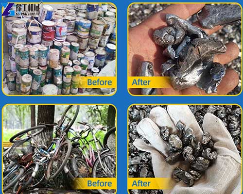 metal recycling equipment processing scrap